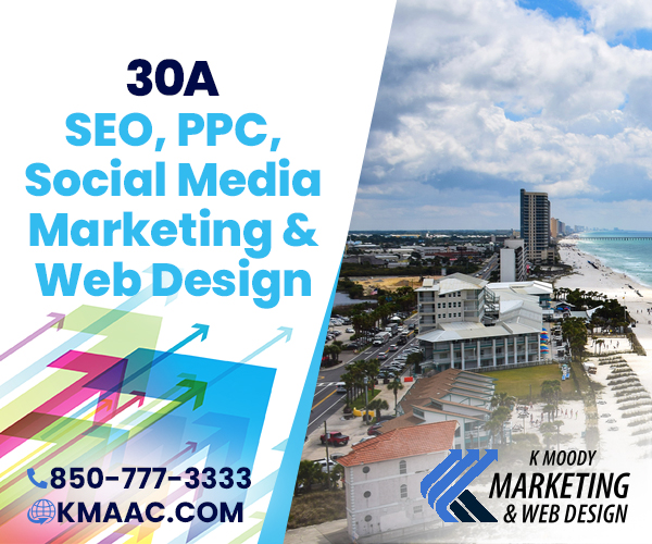 30A seo social media web design services