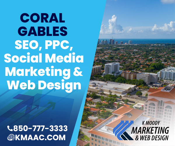 Coral Gables seo social media web design services