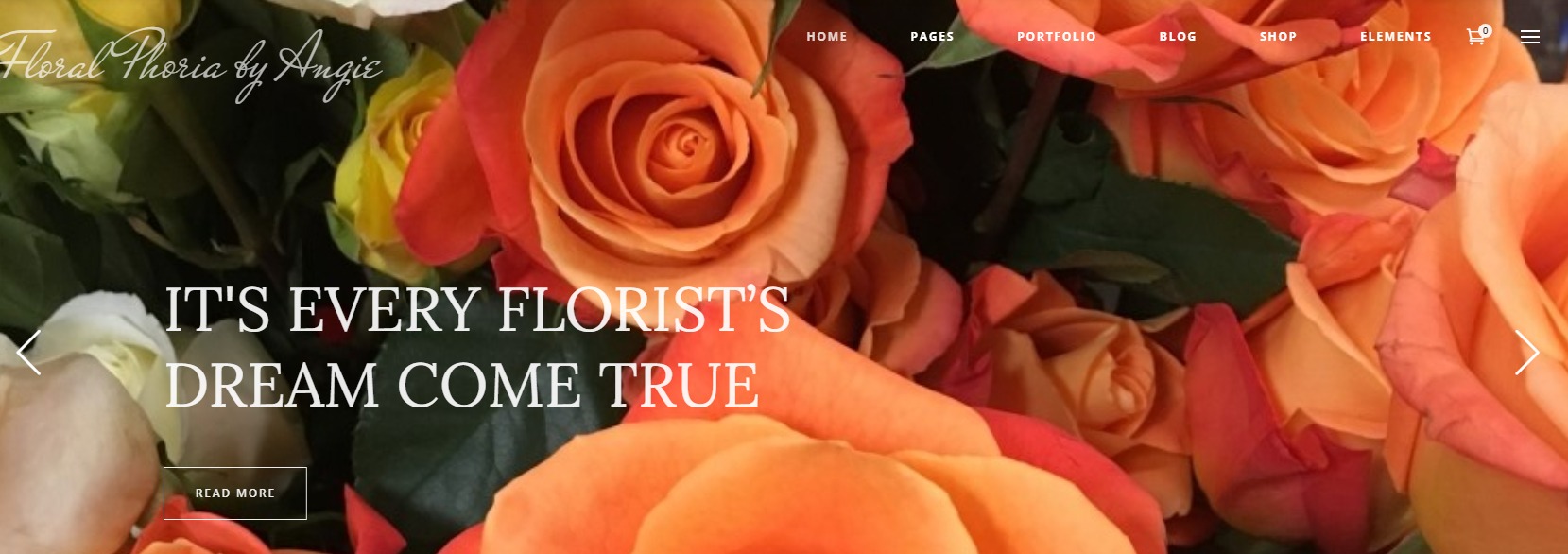 Floral Phoria Website Slider