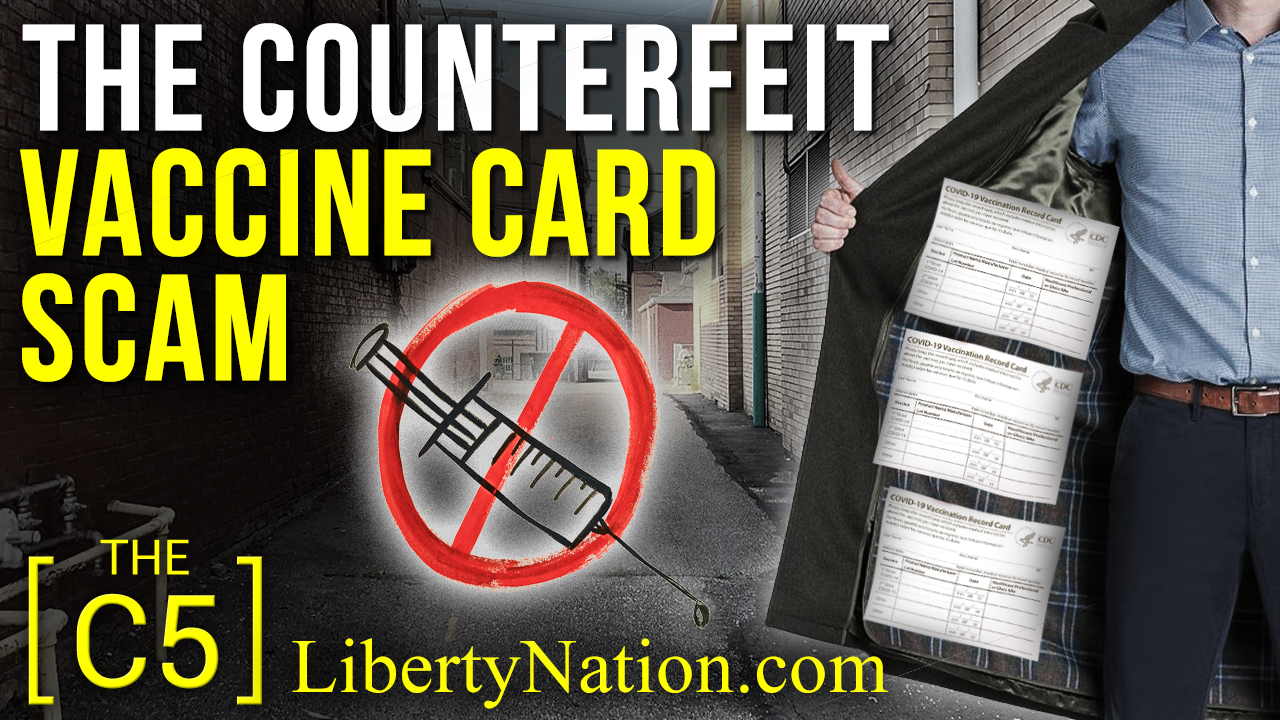 YouTube Thumbnail - C5 - The Counterfeit Vaccine Card Scam