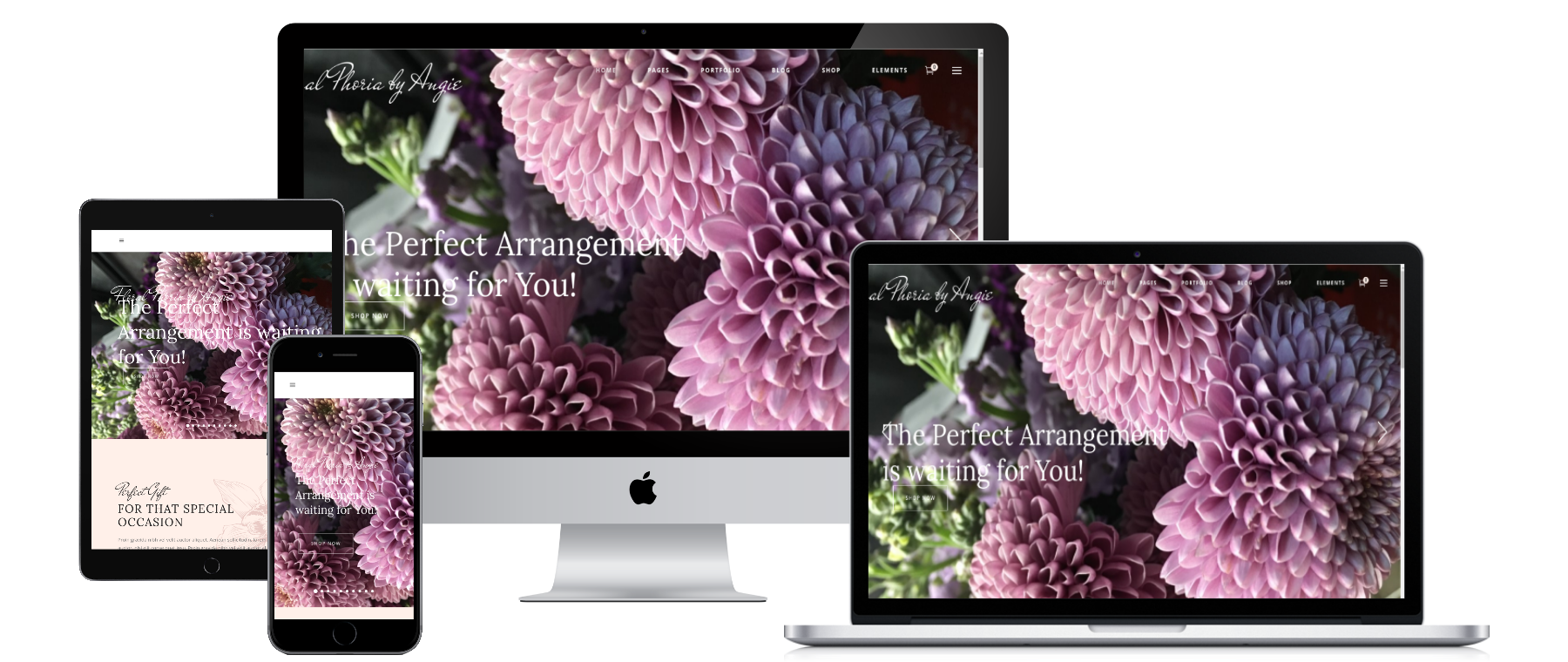 Floral Phoria by Angie Website Design