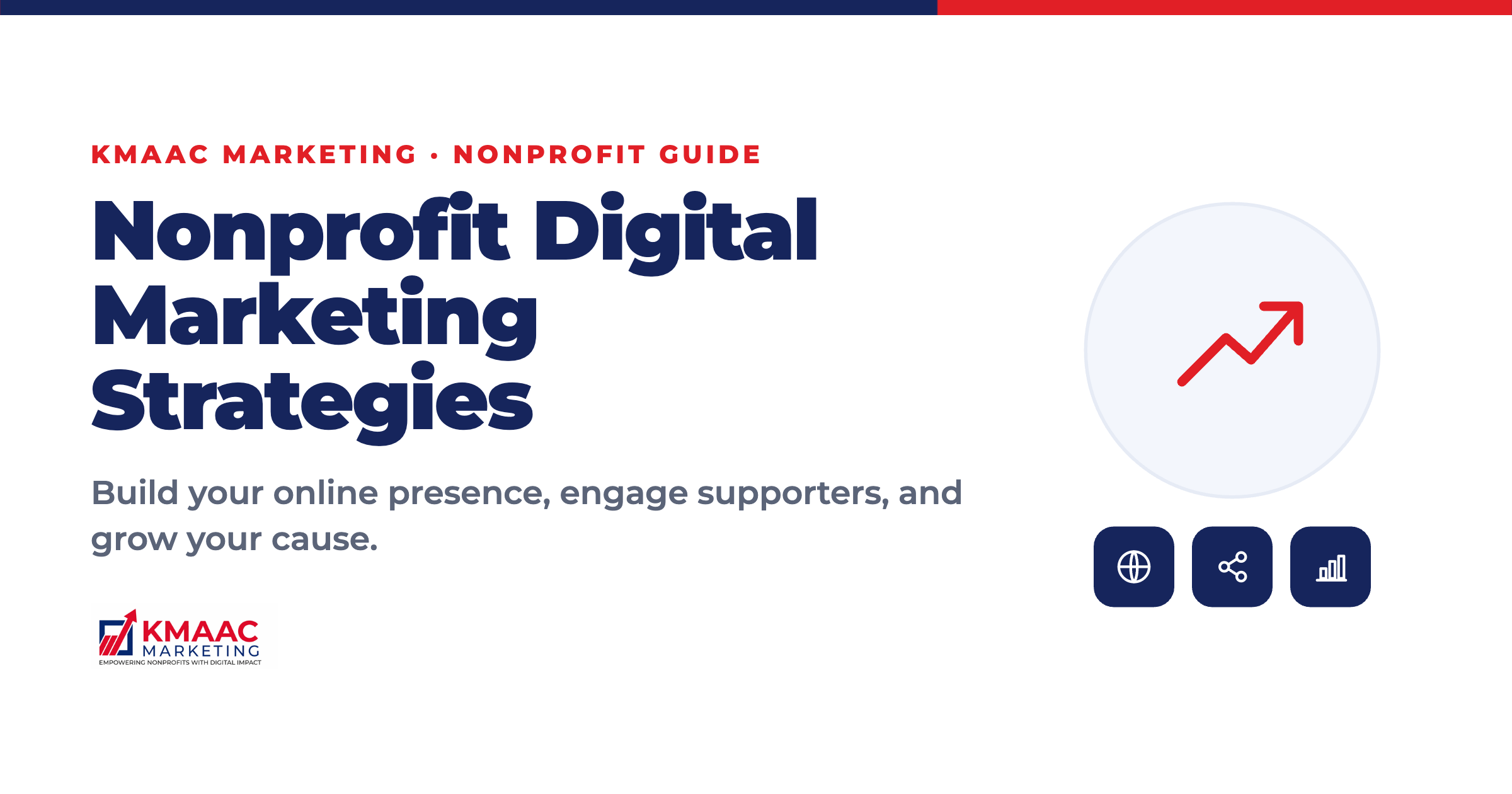 Nonprofit digital marketing strategies guide by KMAAC Marketing